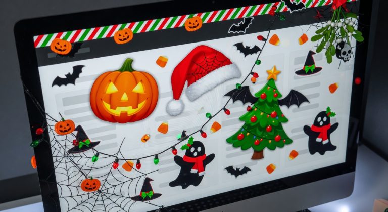 How seasonal themes (Christmas/Halloween) spike traffic