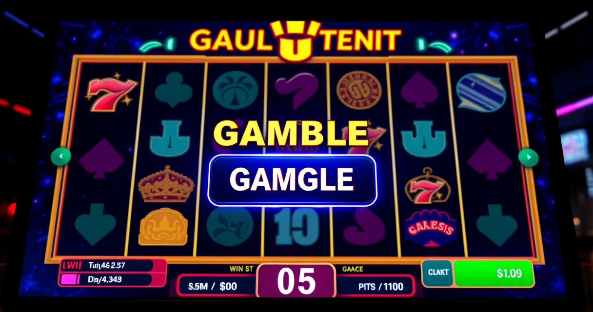 How "double-up" gamble features affect bankroll